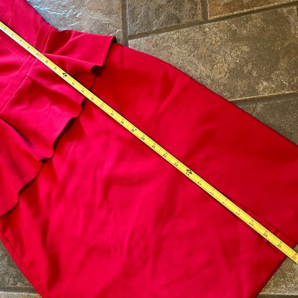 ⭐️BOGO FREE⭐️ NWOT BCBG MaxAzria Penelope Elegant Red Strapless Dress - Picture 7 of 12